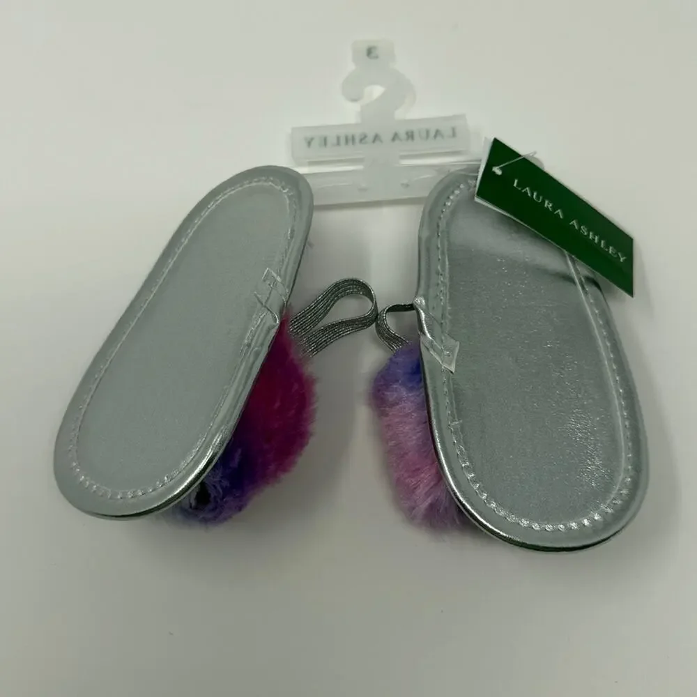 Laura Ashley Girls Infant Slides - Lilac Ombre - 3 - New with tags
